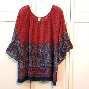 Paisley tunic